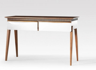 Wohnzimmer Braun Konsolentisch Modern Holz Tisch Konsole Luxus Design